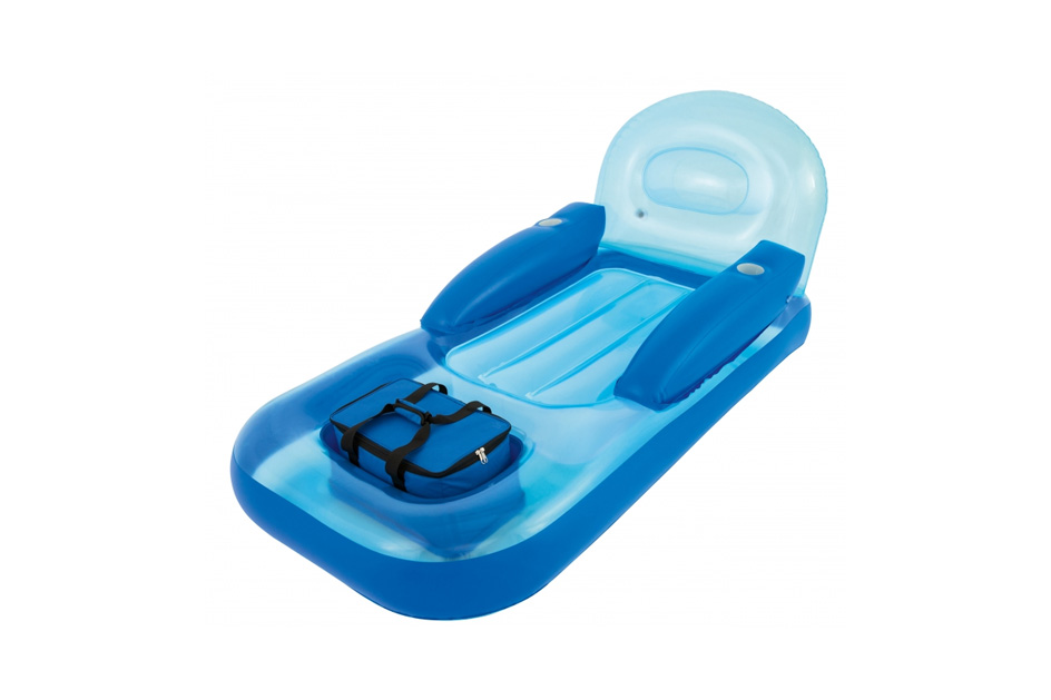 تشک بادی روی آب دارای جا لیوانی